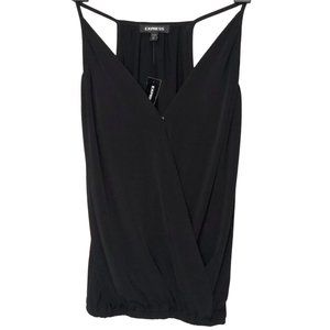 XS Black Wrap Front EXPRESS Cami - NWT